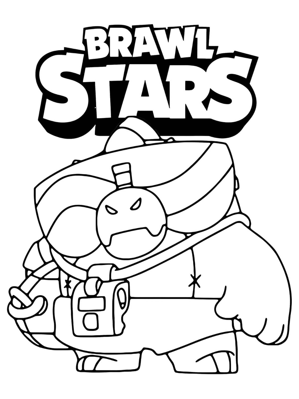 Spike Brawl Stars Coloring Pages