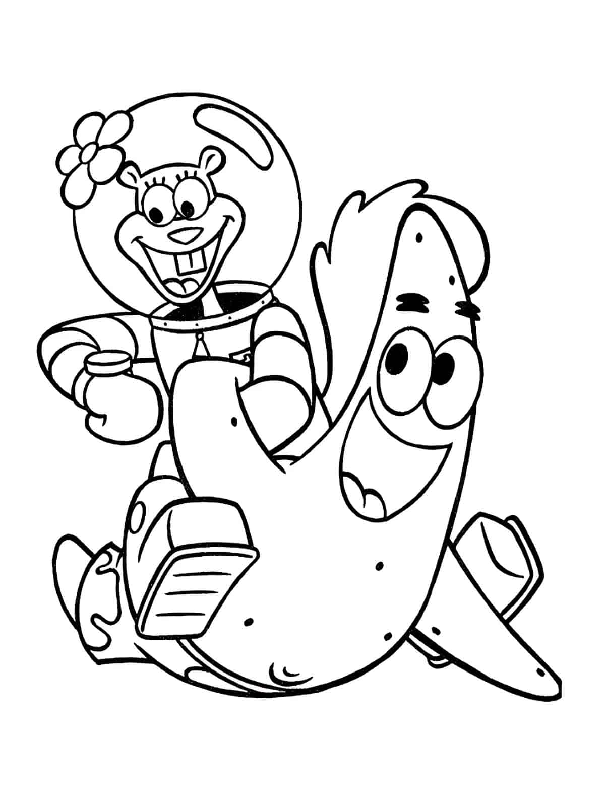 Spongebob Printable Coloring Pages