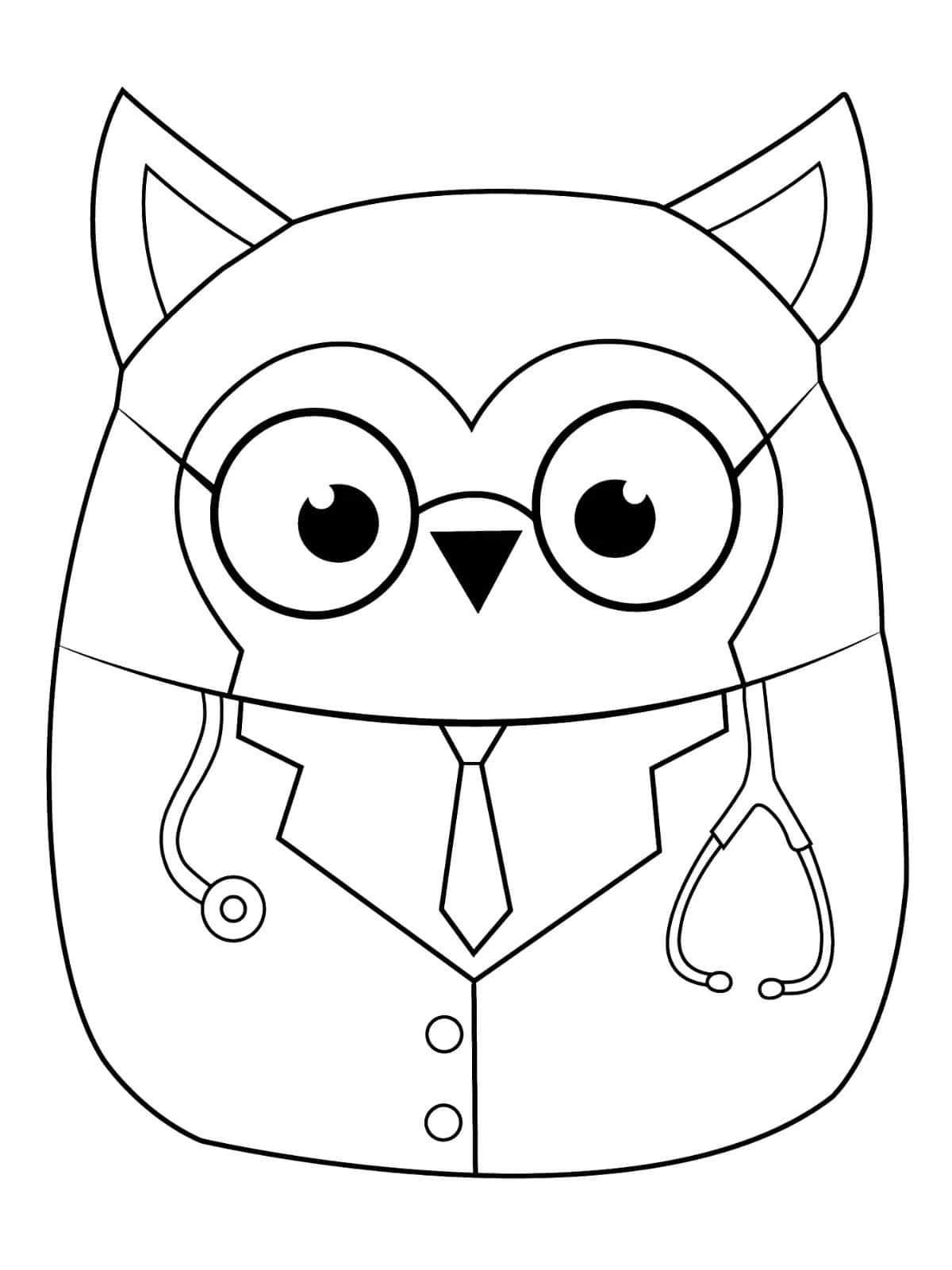 Squishmallow For Kids Coloring Pages