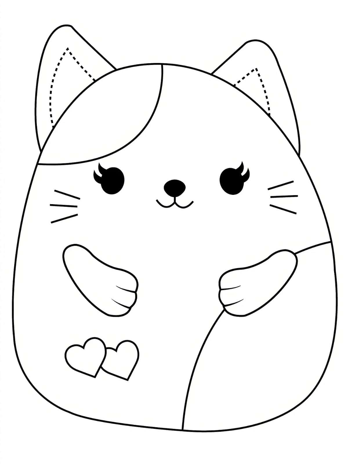 Squishmallow Printable Coloring Pages