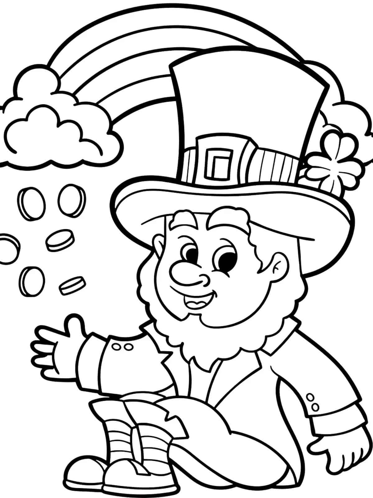 St Patricks Day Celebration Coloring Page