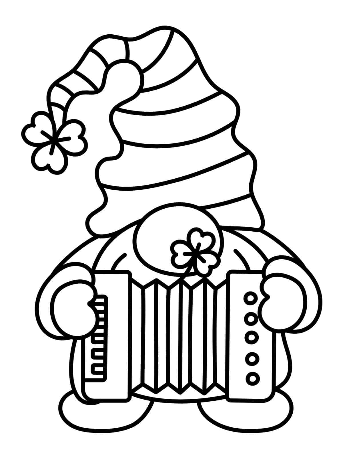 St Patricks Day Easy Coloring Pages For Kids