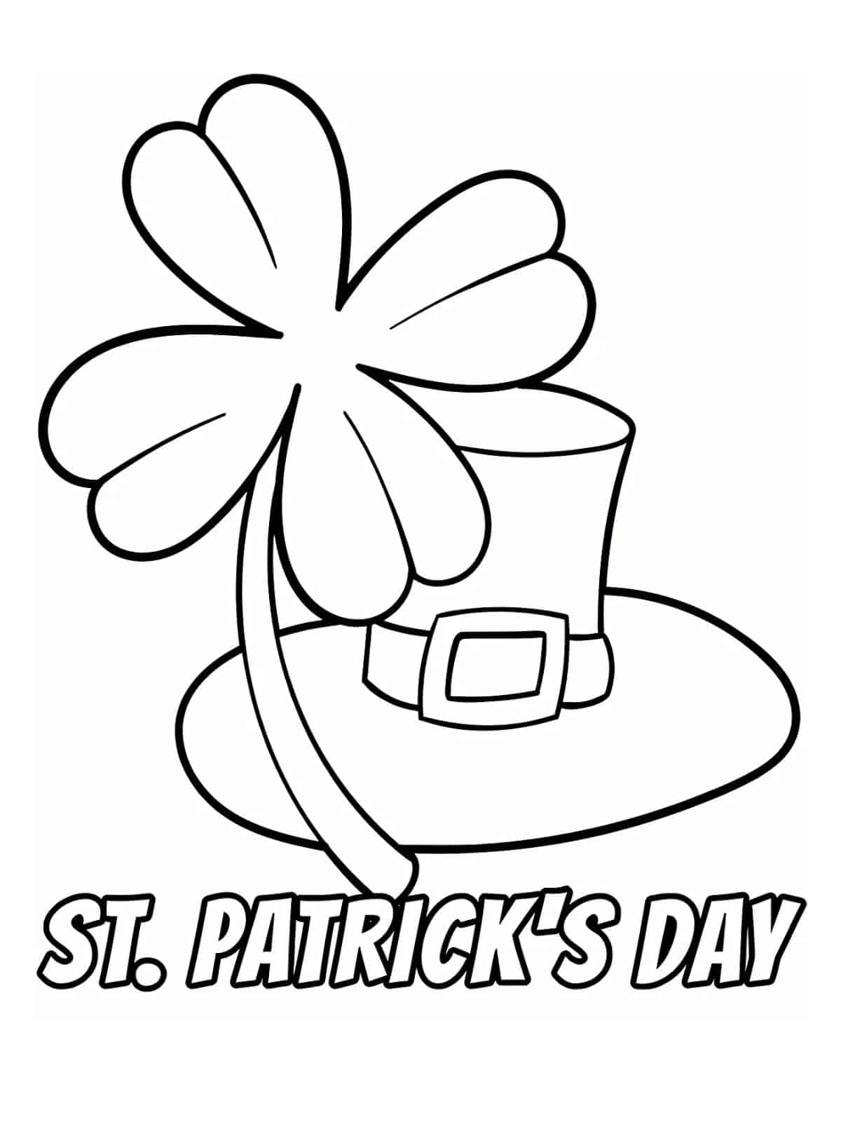 St Patricks Day Festival Coloring Page