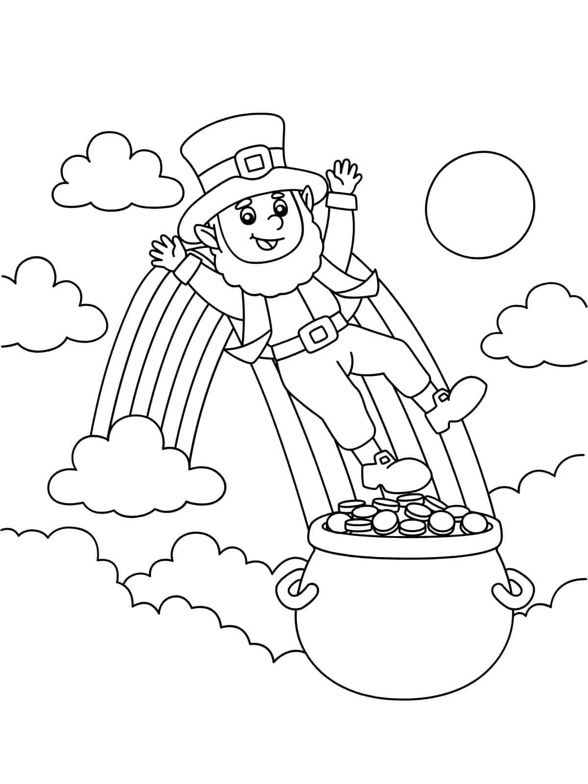 St Patricks Day Free Coloring Pages