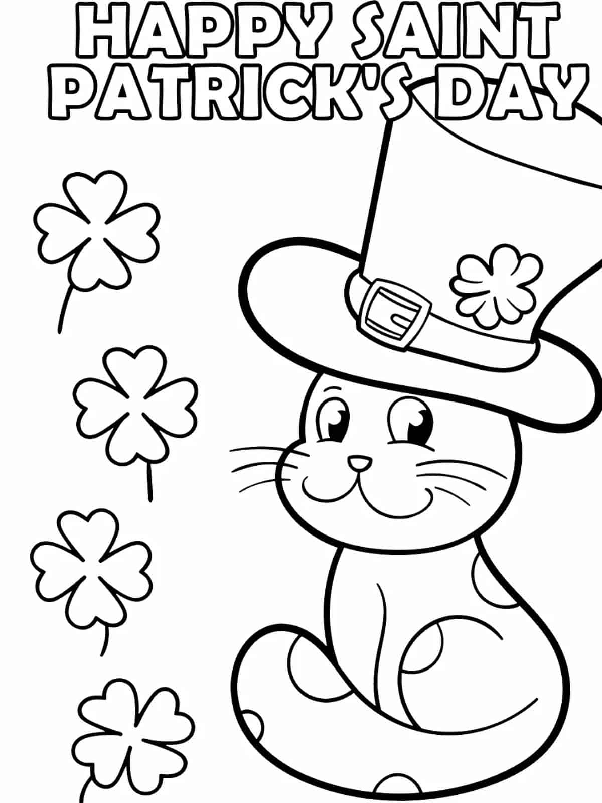 St Patricks Day Parade Coloring Page