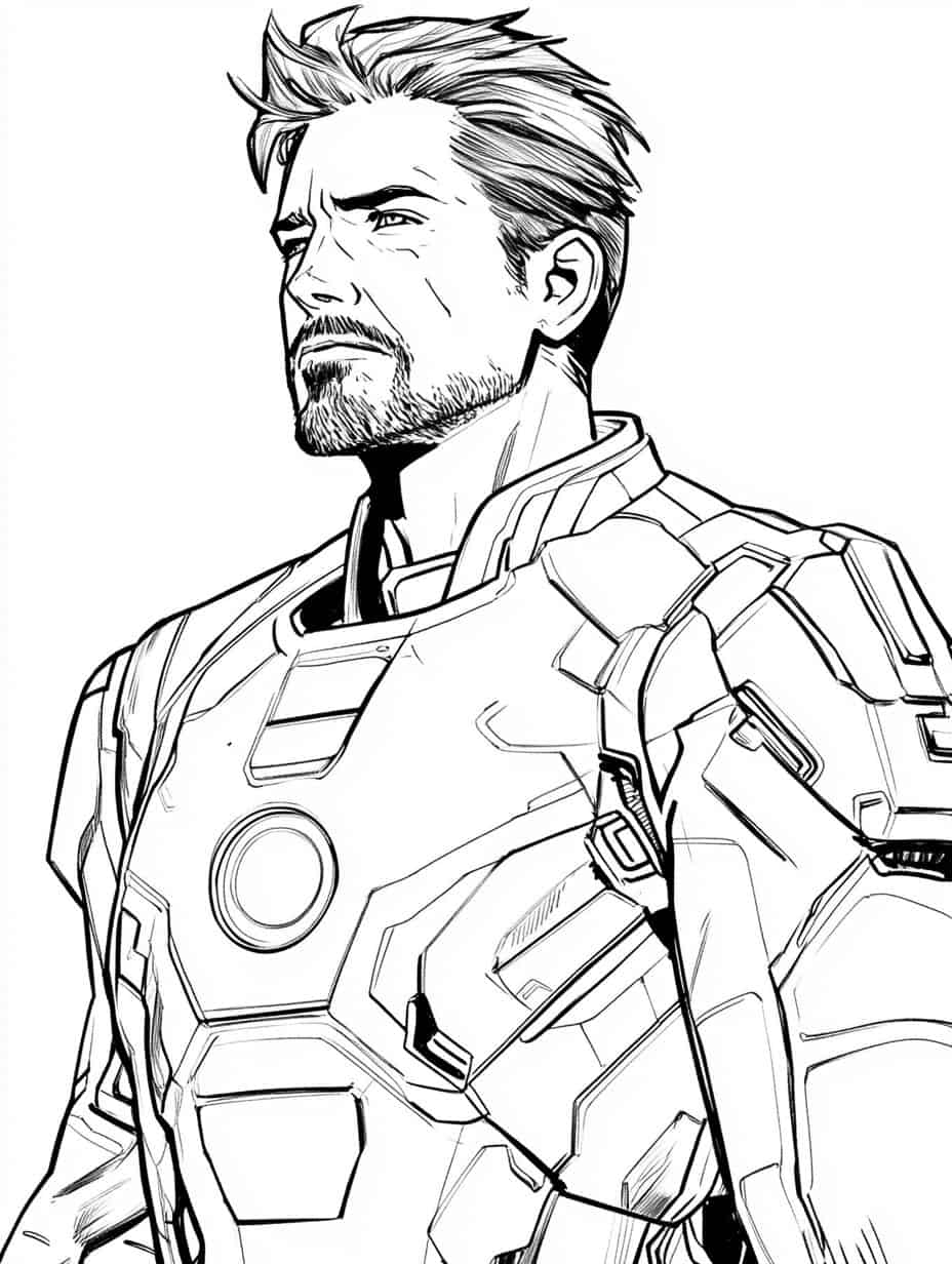 Stark Industries Coloring Pages