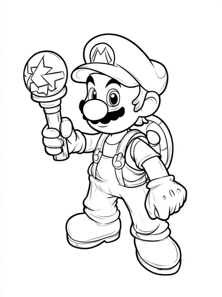 40+ Best Printable Mario Coloring Pages for Kids ???????? ...