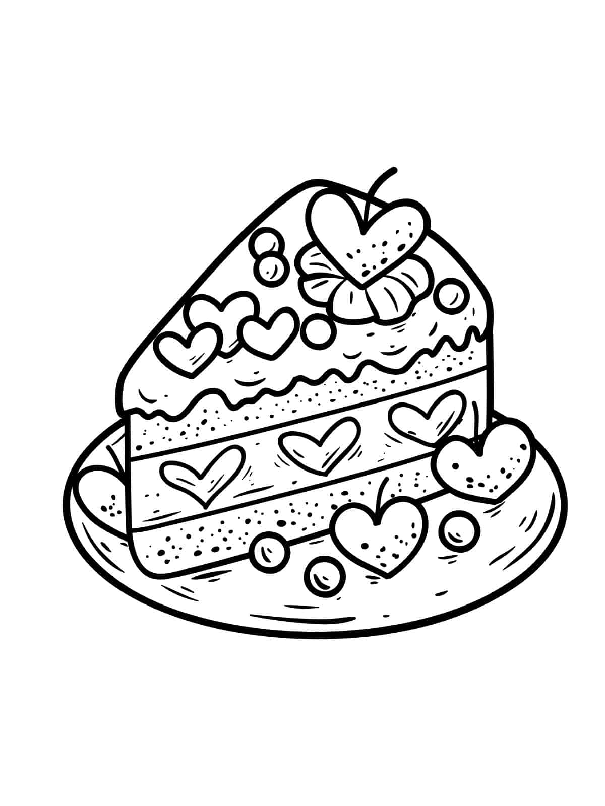 Sweets Coloring Pages For Kids