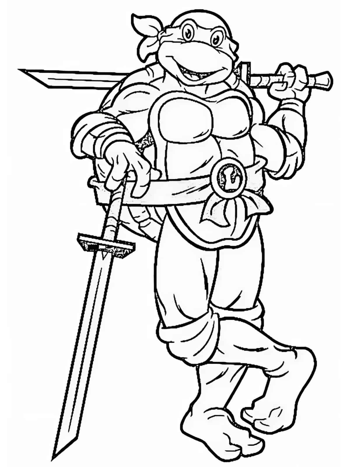 Teenage Mutant Ninja Turtles Coloring Pages