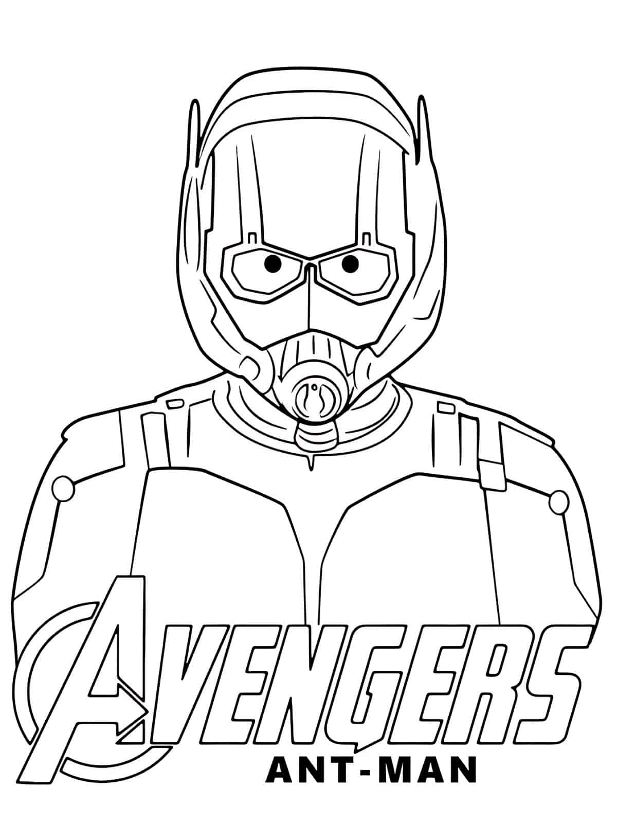 The Avengers Ant Man Coloring Pages