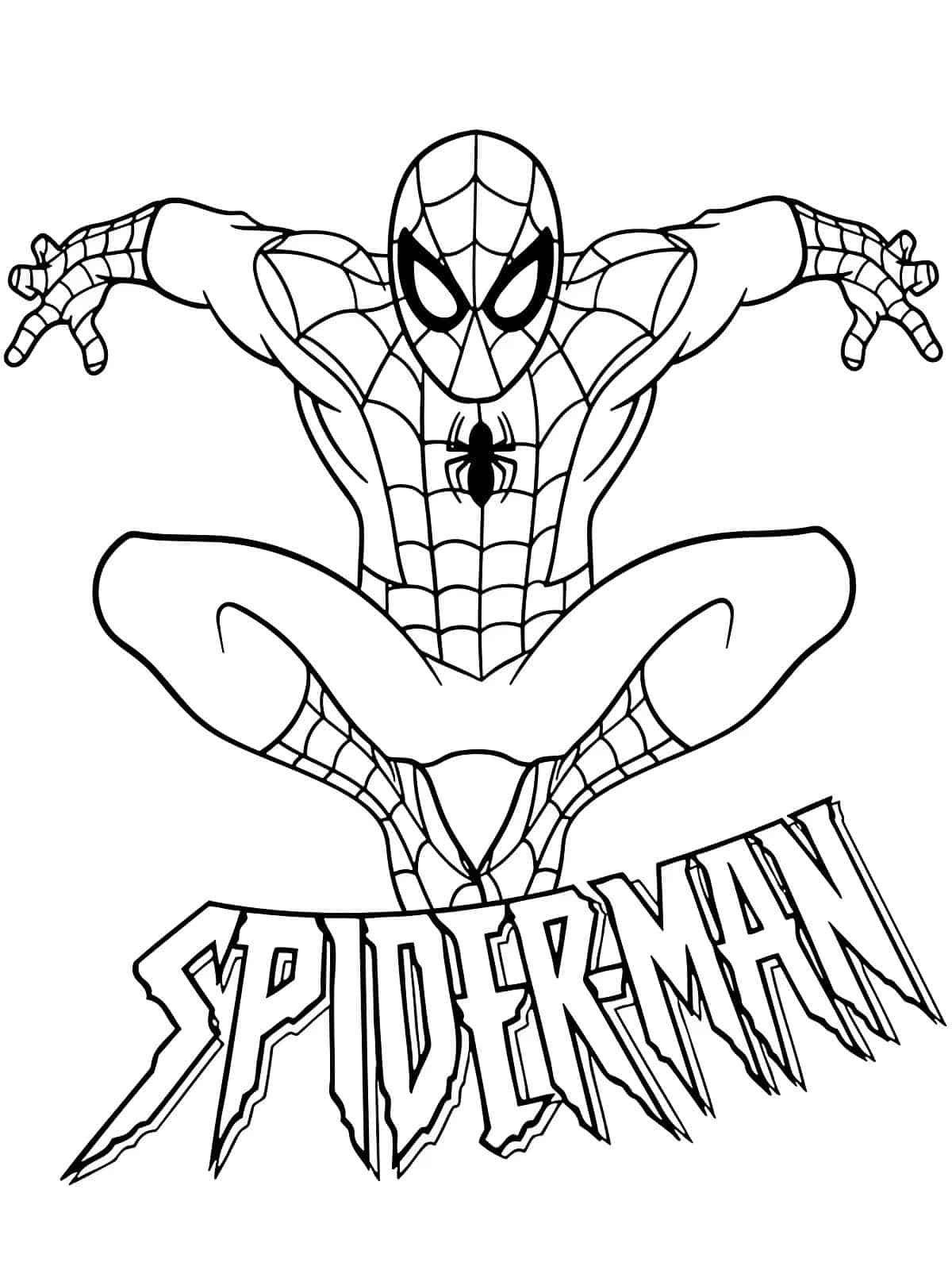 The Avengers Spider Man Coloring Sheets