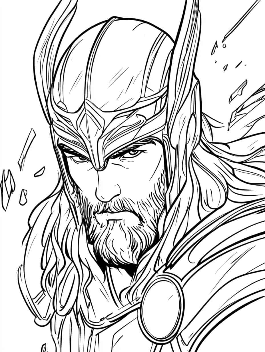 Thor Coloring Pages