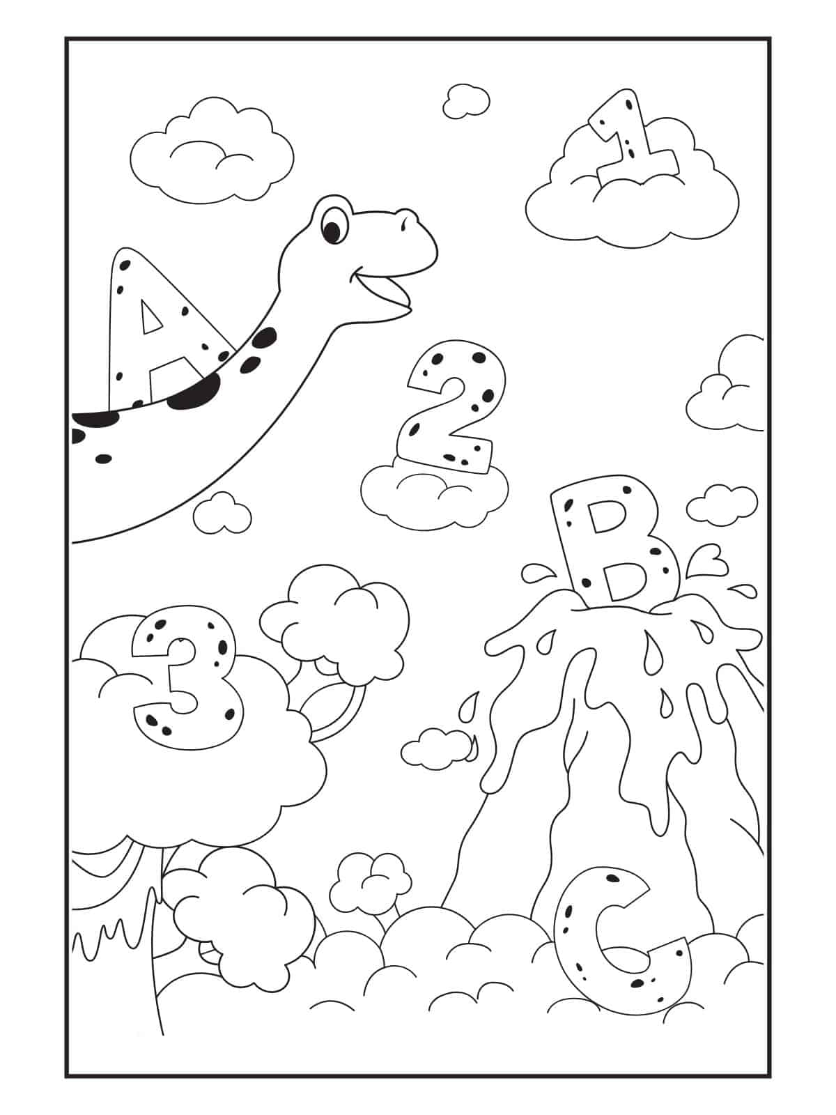 Toddler Friendly Alphabet Coloring Pages