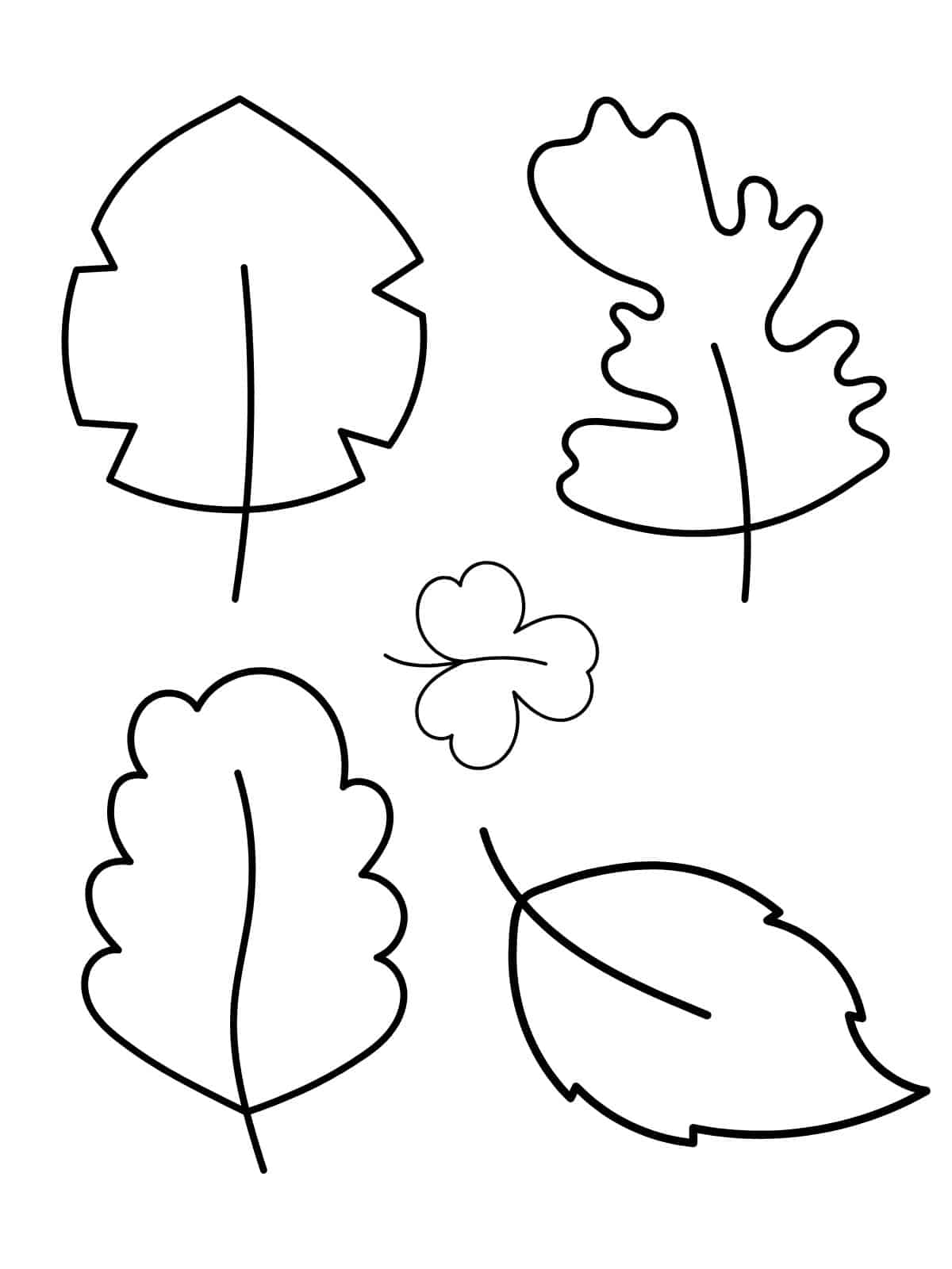 Toddler Friendly Shape Coloring Pages