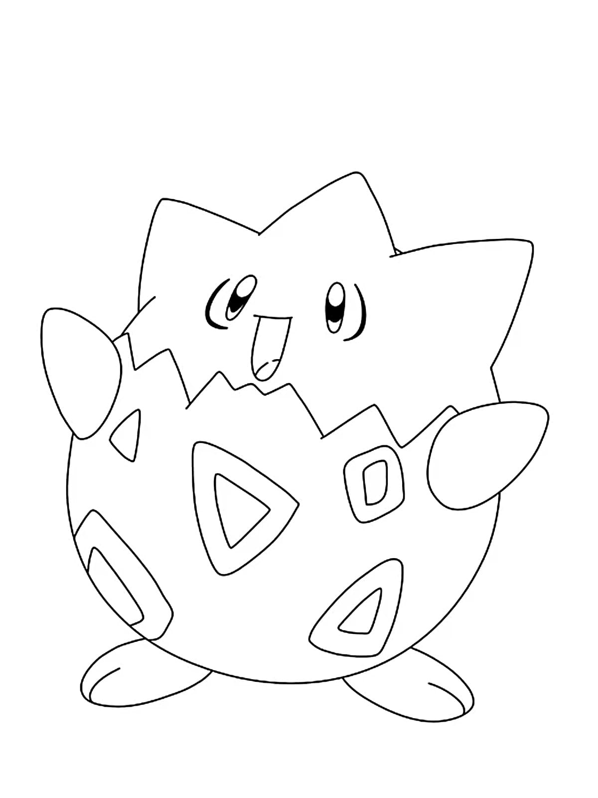 Togepi Pokemon Coloring Pages