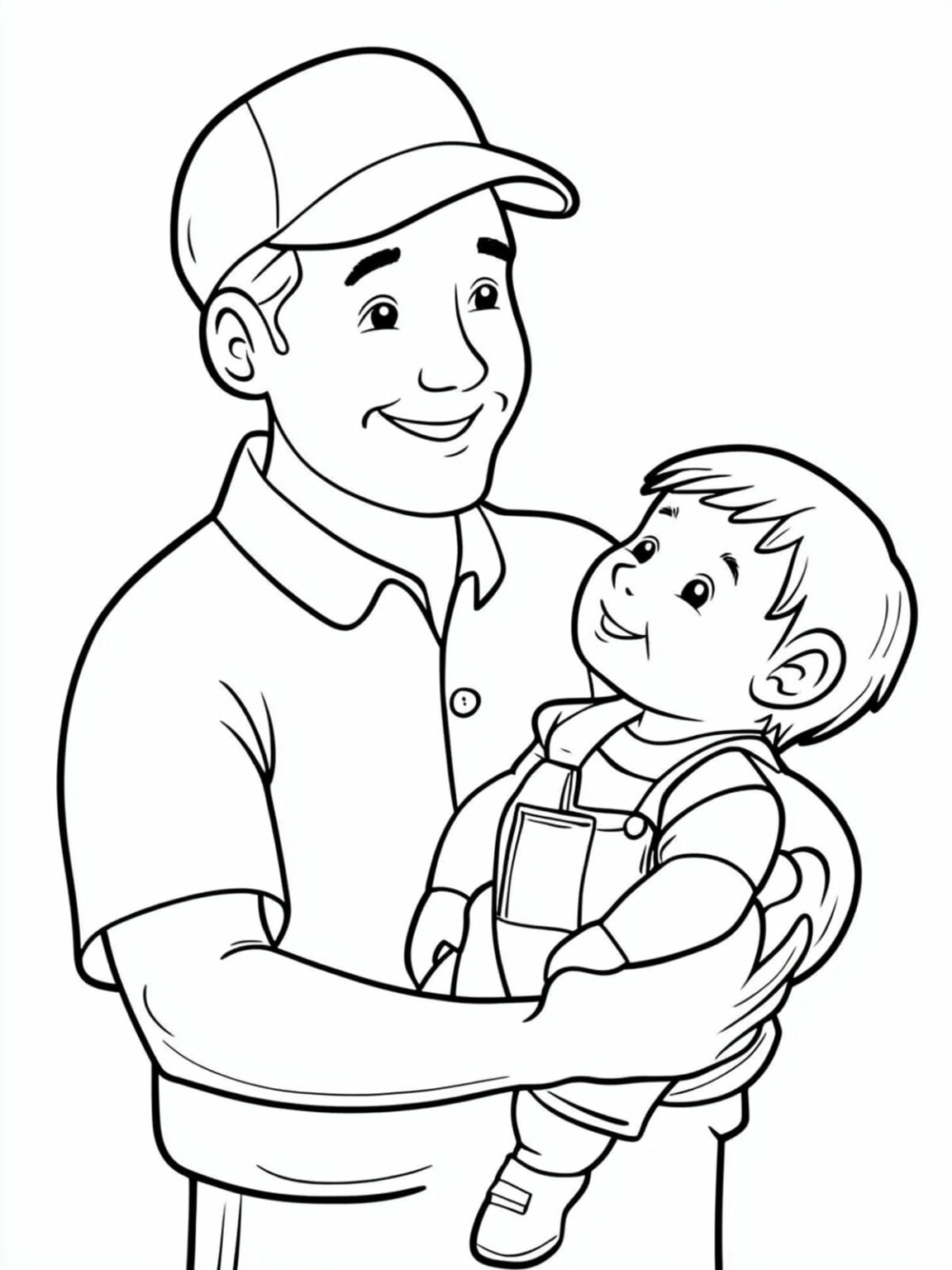 40+ Father's Day Coloring Pages Show Dad Some Love 🎨👨‍👧