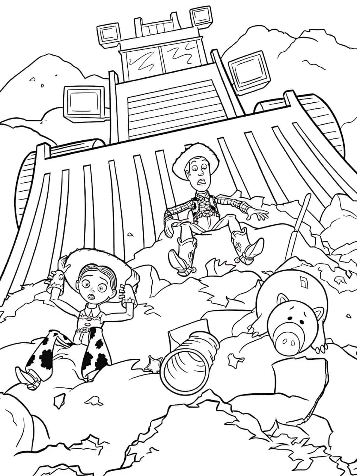 Toy Story Toy Story Coloring Pages