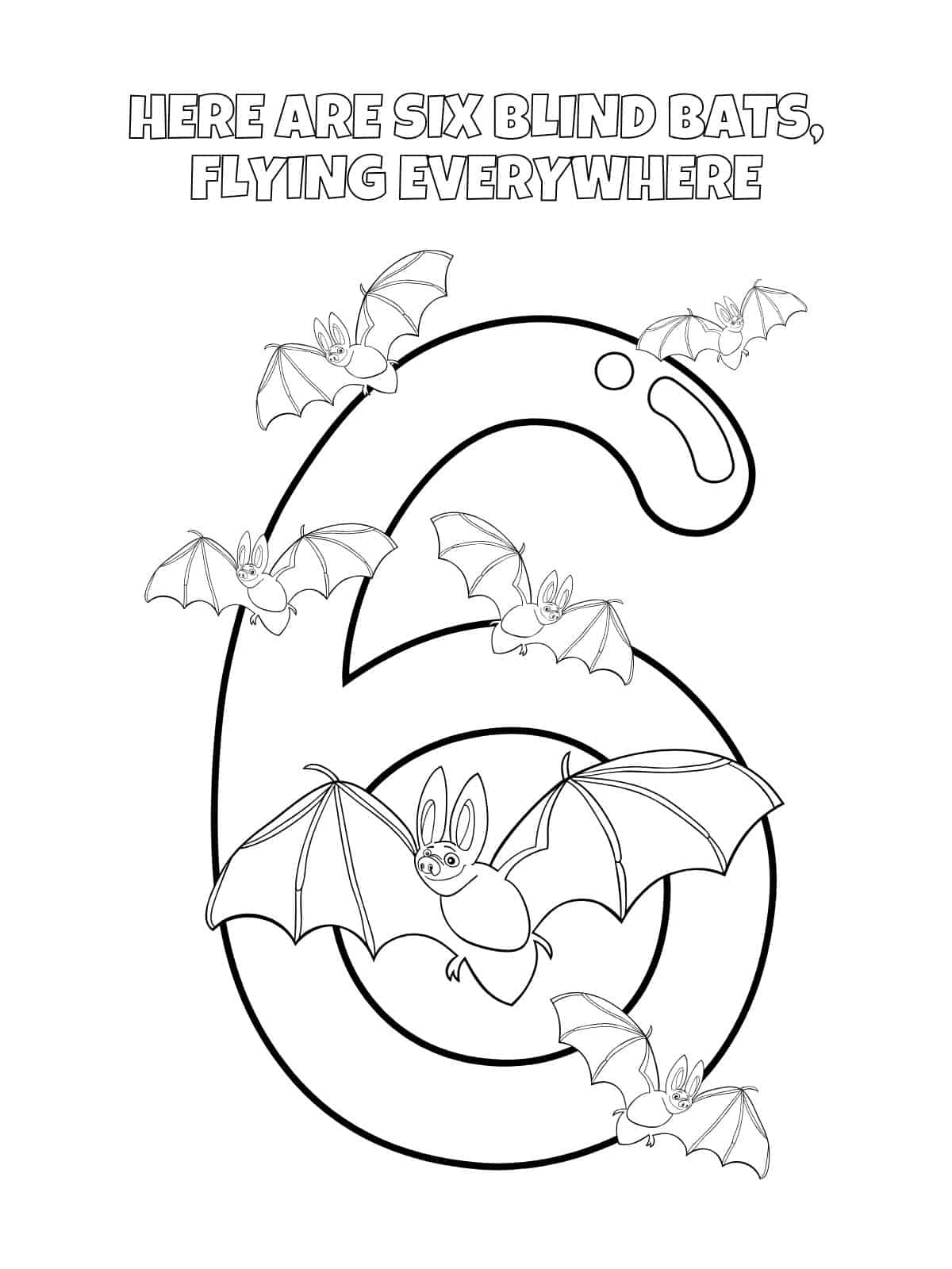 Traditional Numbers Coloring Sheets