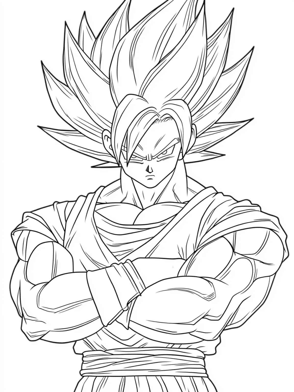 Transformations Dragon Ball Z Coloring Page