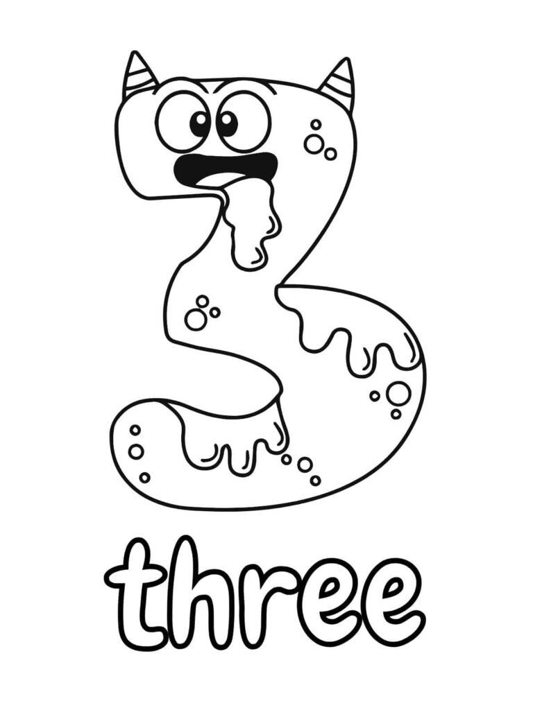 From 1 to 10 Fun Number Coloring Pages For Kids 🔢🌈