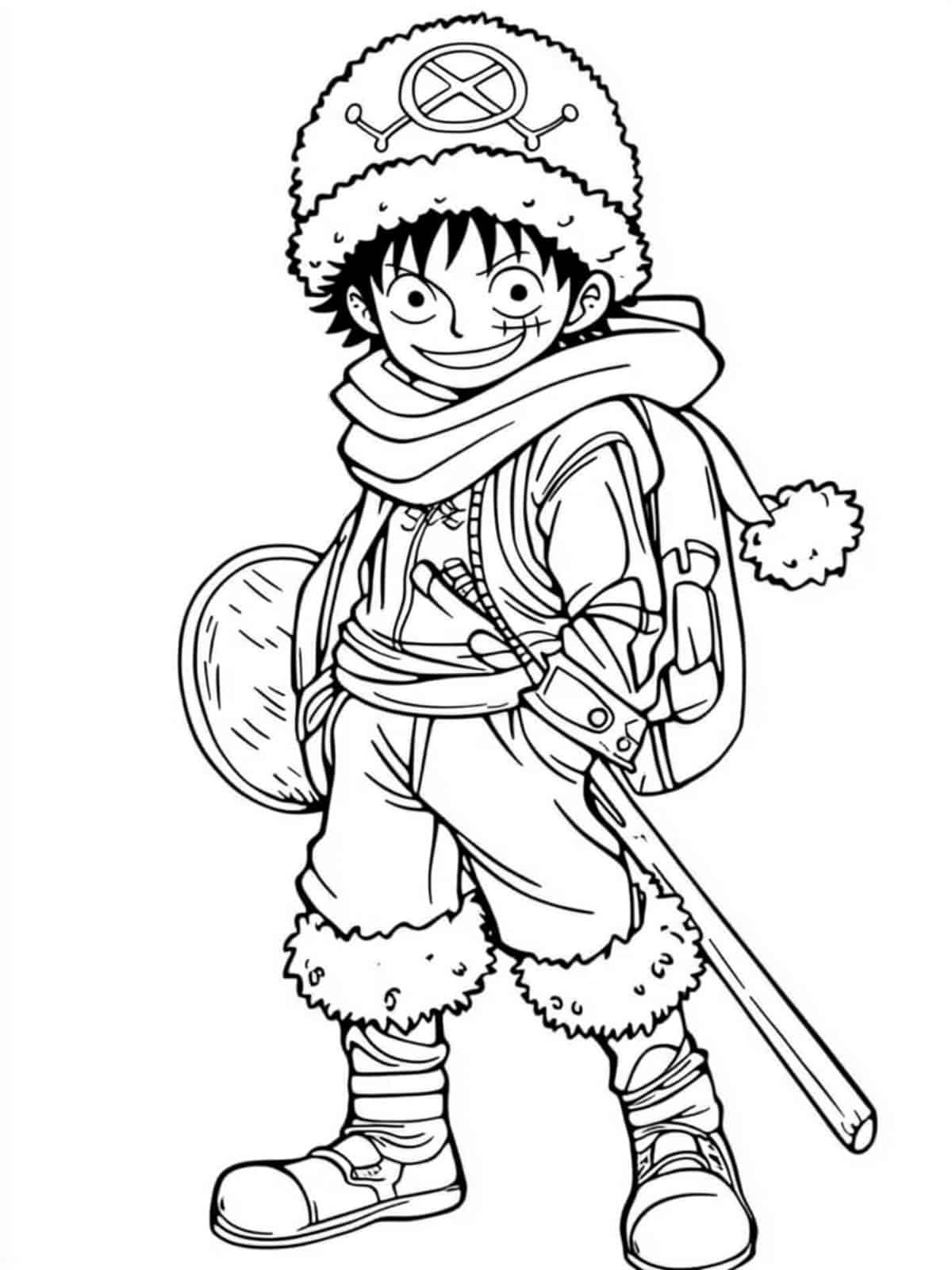 Usopp In One Piece Coloring Pages Coloring Page