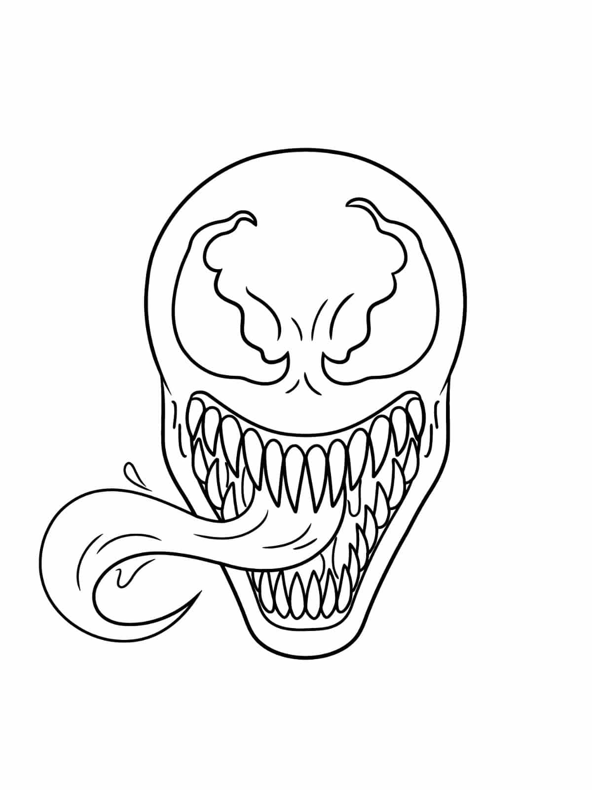 Venom Coloring Sheets