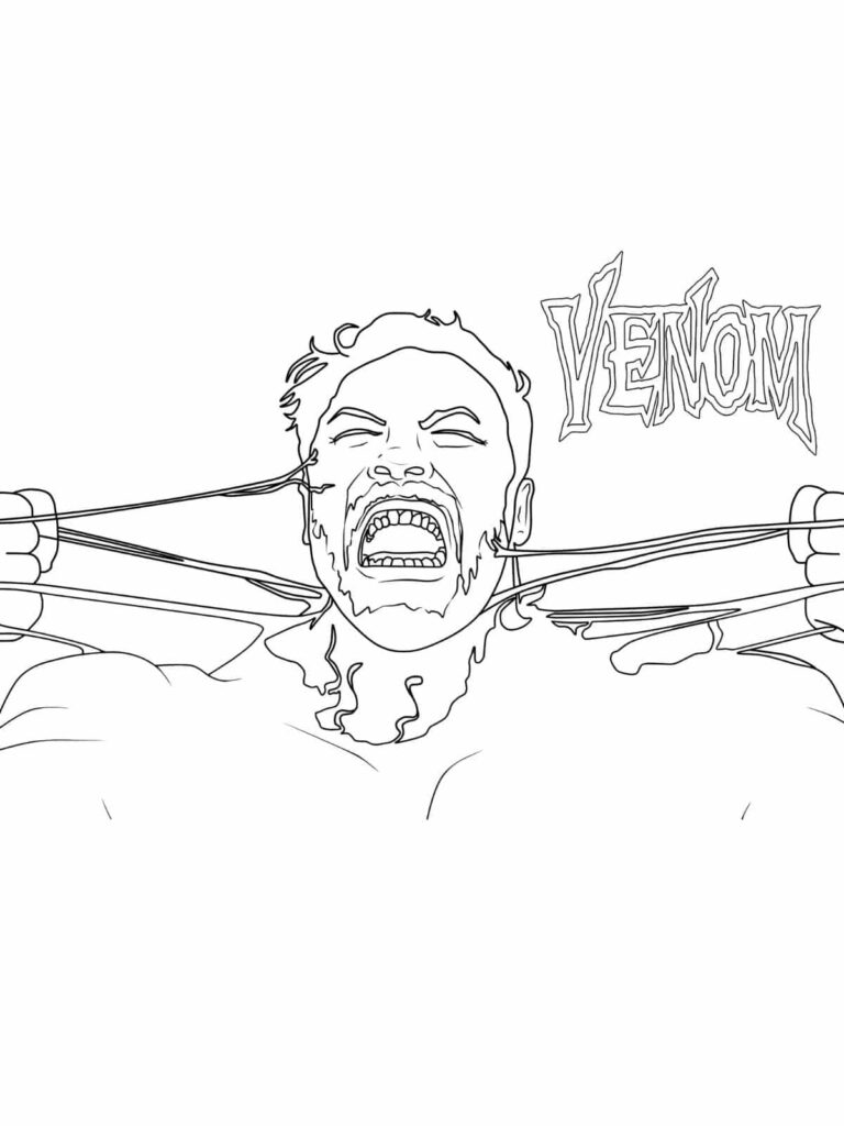 Venom The Last Dance Coloring Pages for Kids 🖤💀 - Coloringpagesforkids.net