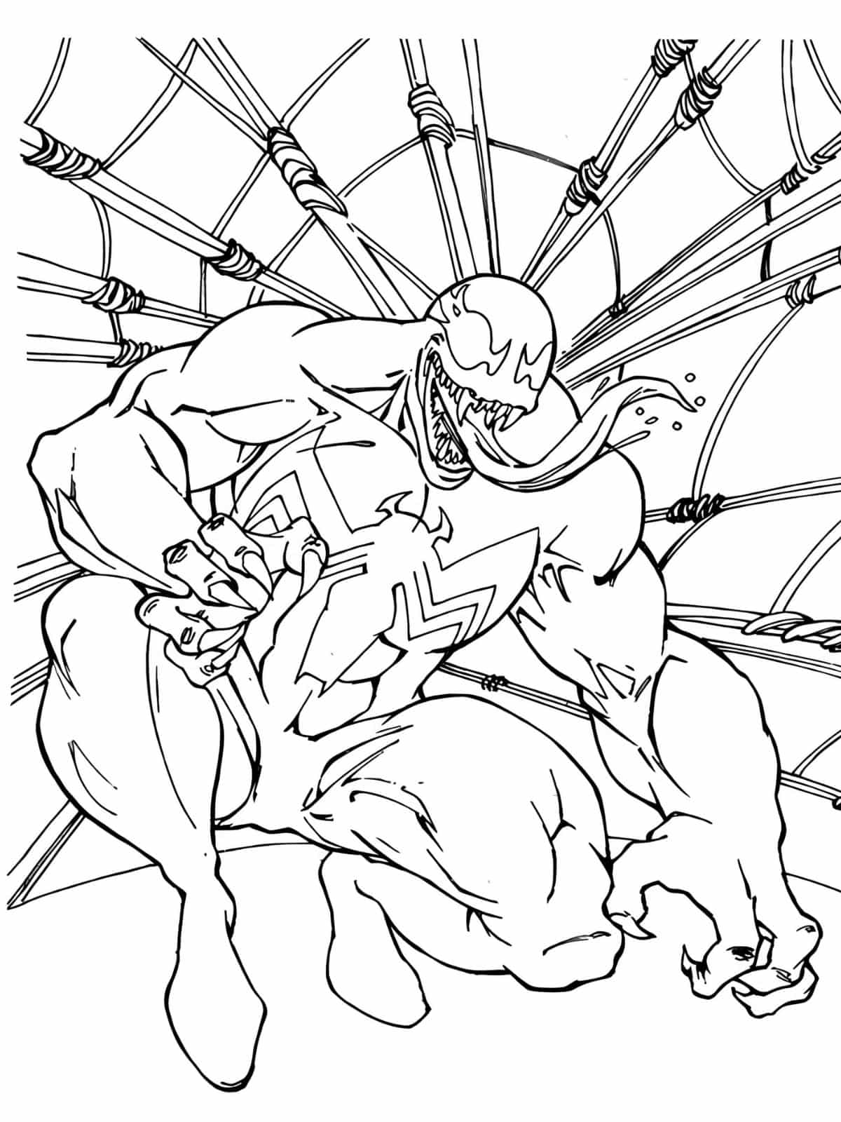 Venom The Last Dance Coloring Sheet