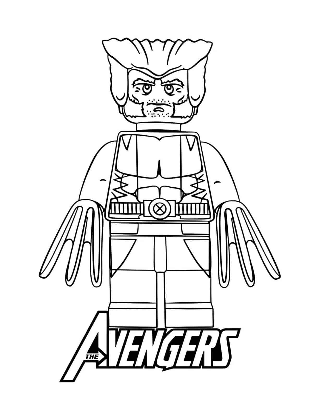 Wolverine Coloring Page