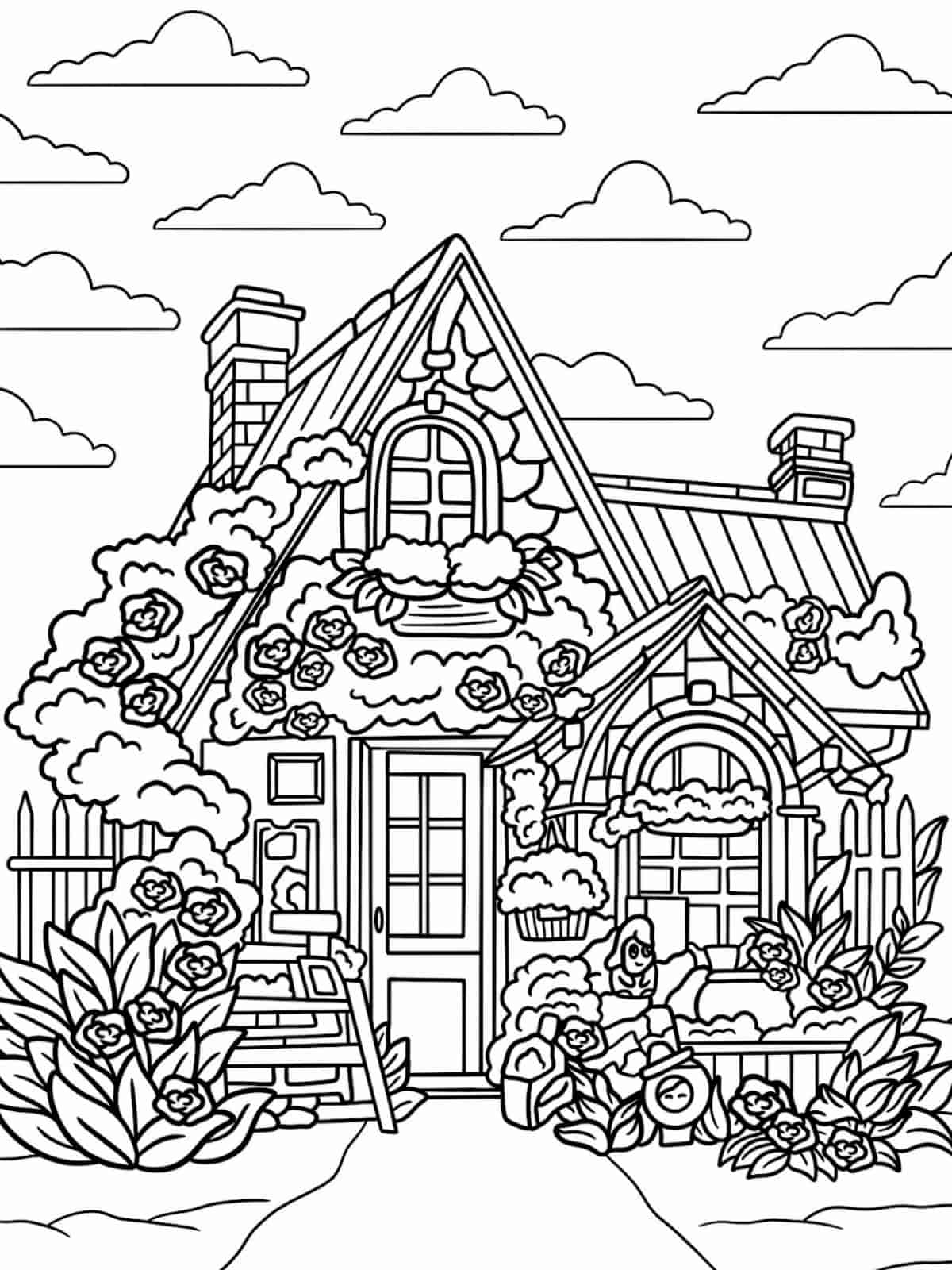 Adorable Home Decor Coloring Pages