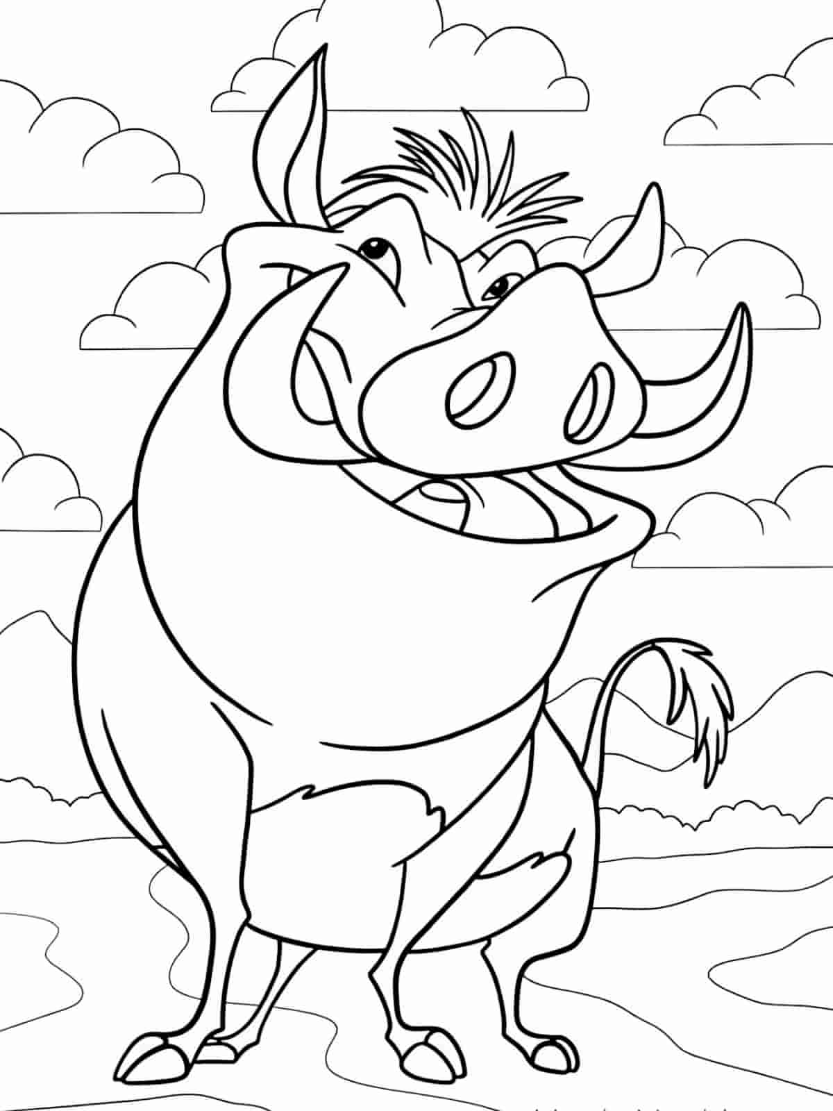 Baby Simba Coloring Pages