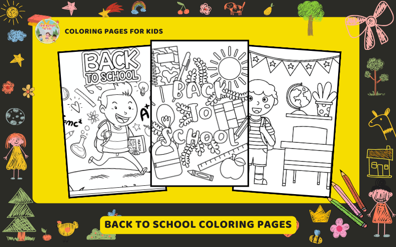 Back To School Coloring Pages Featured Image Min