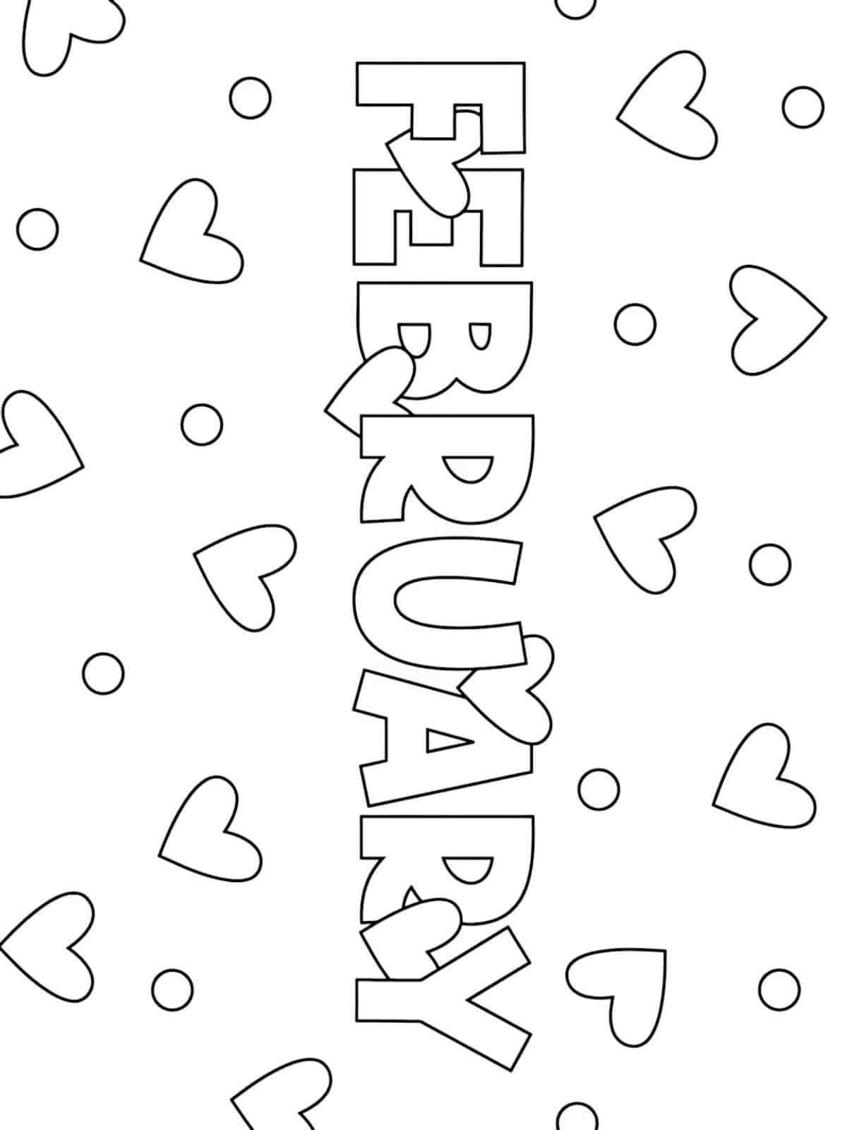 Best February Coloring Pages