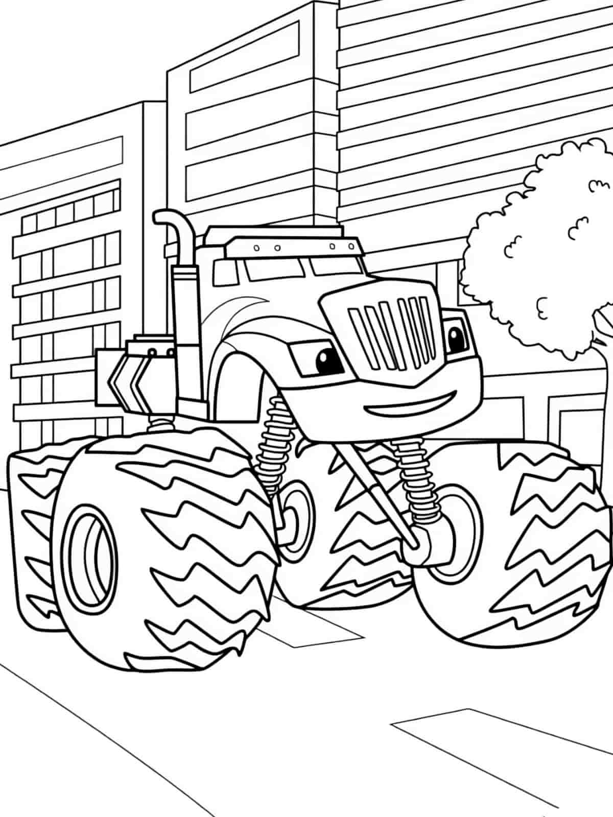 Blaze And The Monster Machines Coloring Pages