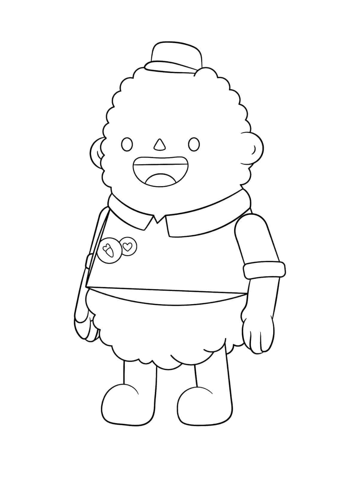 Bo Toca Boca Coloring Pages