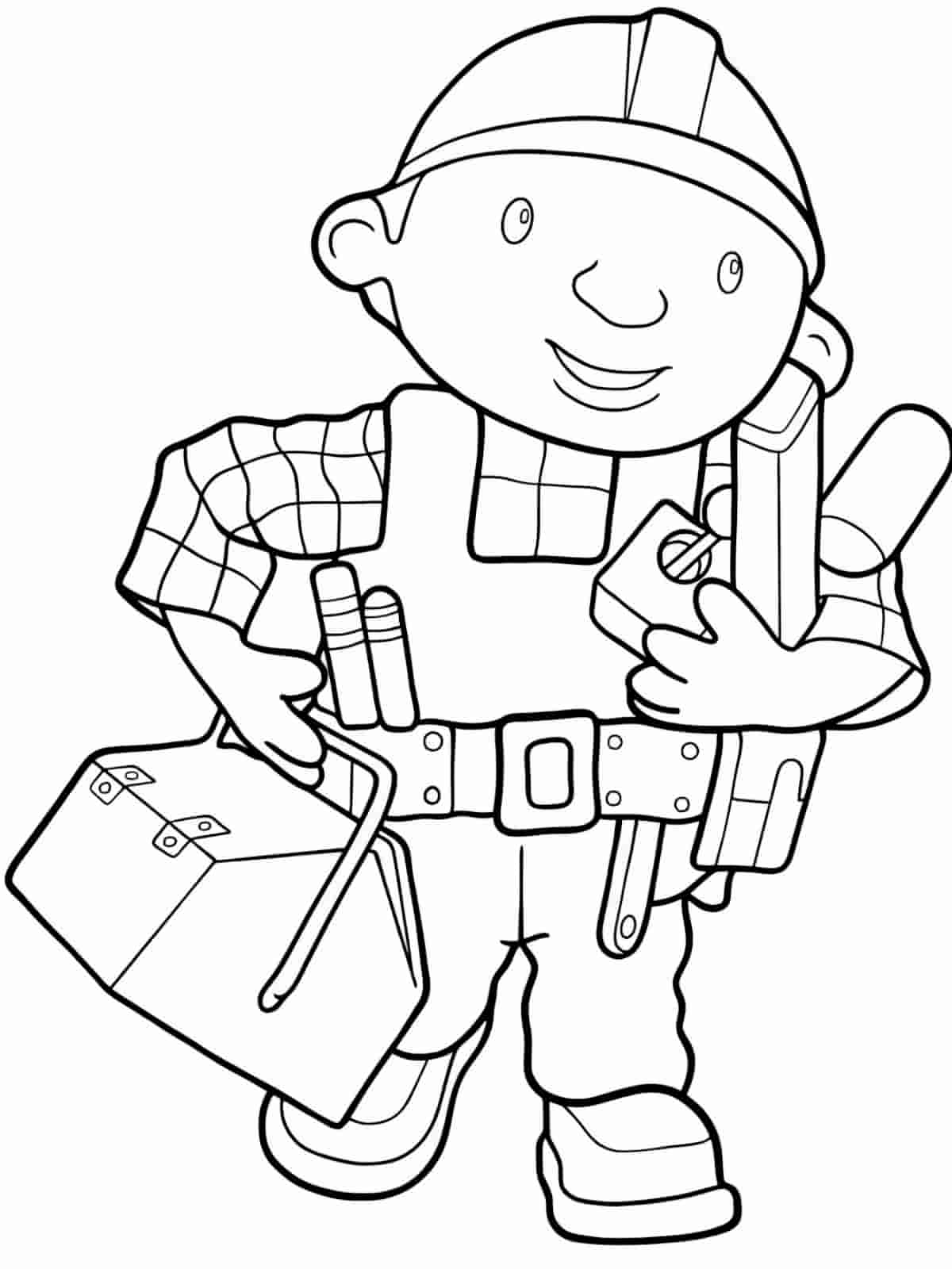 Bob The Builder Team Coloring Pages