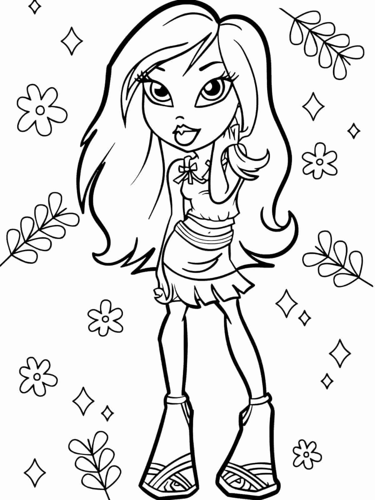 Bratz Coloring Pages For Adults