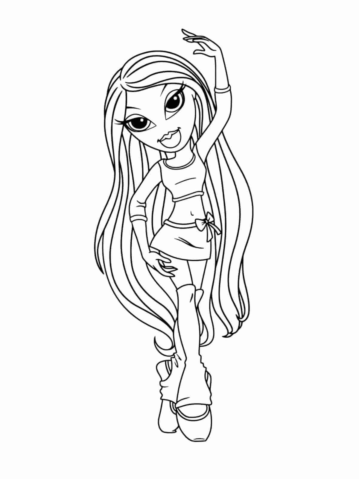 Bratz Coloring Pages For Kids To Color