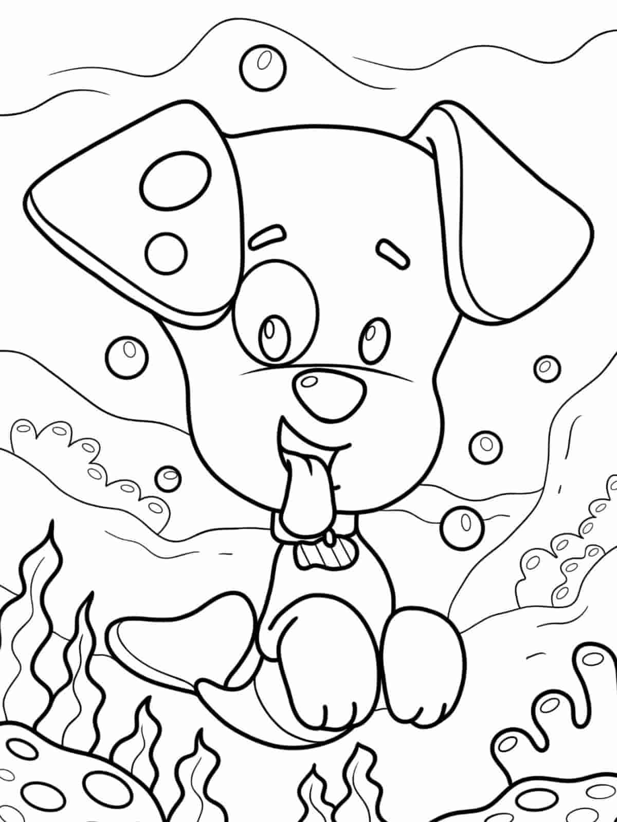 Bubble Guppies Cartoon Coloring Pages