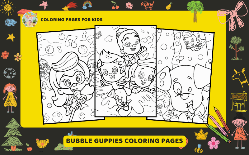 Bubble Guppies Coloring Pages Featured Image