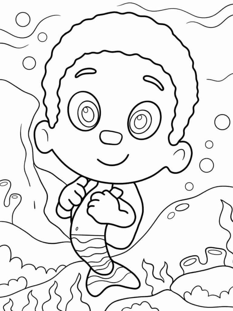 Free PDF Bubble Guppies Coloring Pages 🎨🐠 - Coloringpagesforkids.net