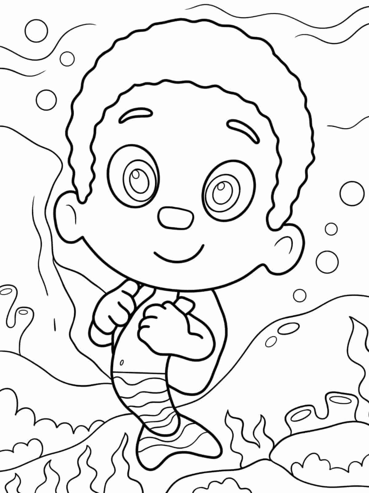 Bubble Guppies Episode Coloring Pages