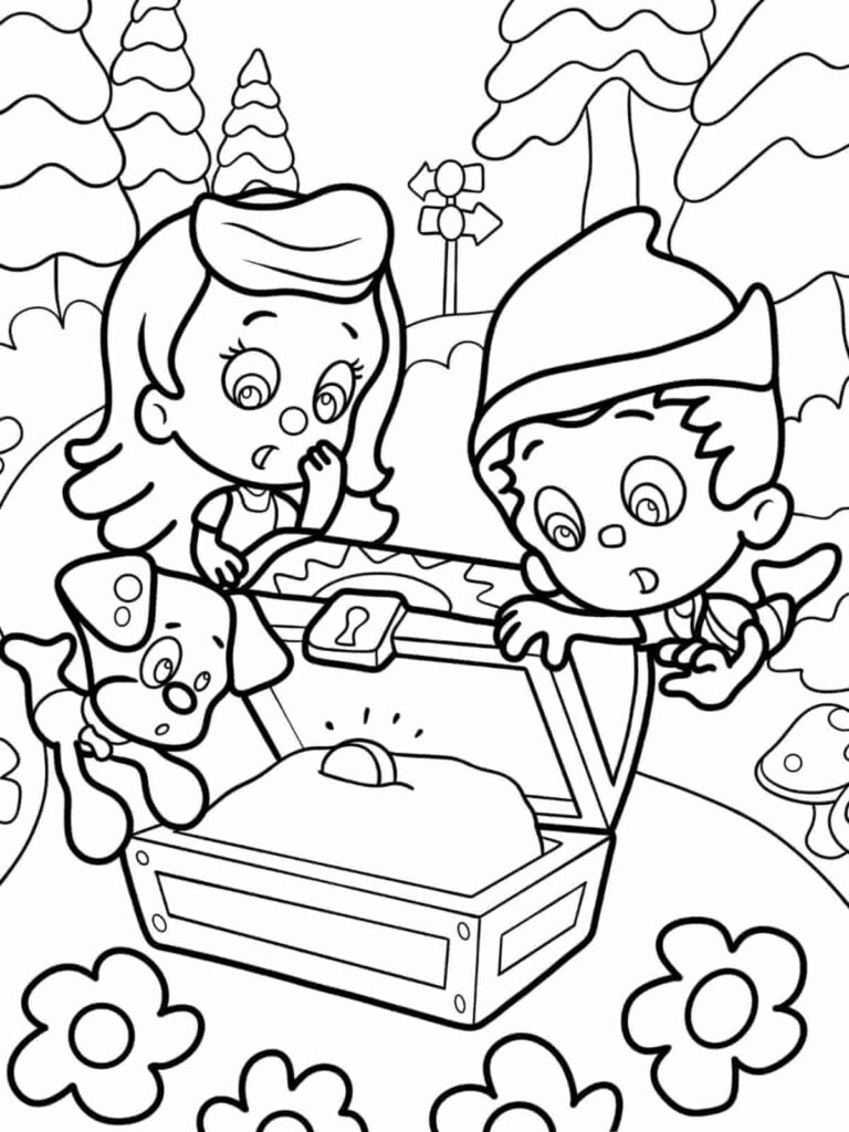 Free PDF Bubble Guppies Coloring Pages 🎨🐠 - Coloringpagesforkids.net