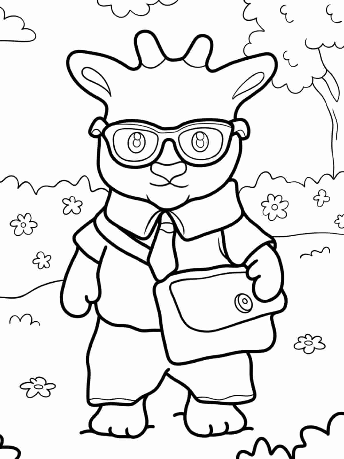 Calico Critters Tea Party Coloring Pages