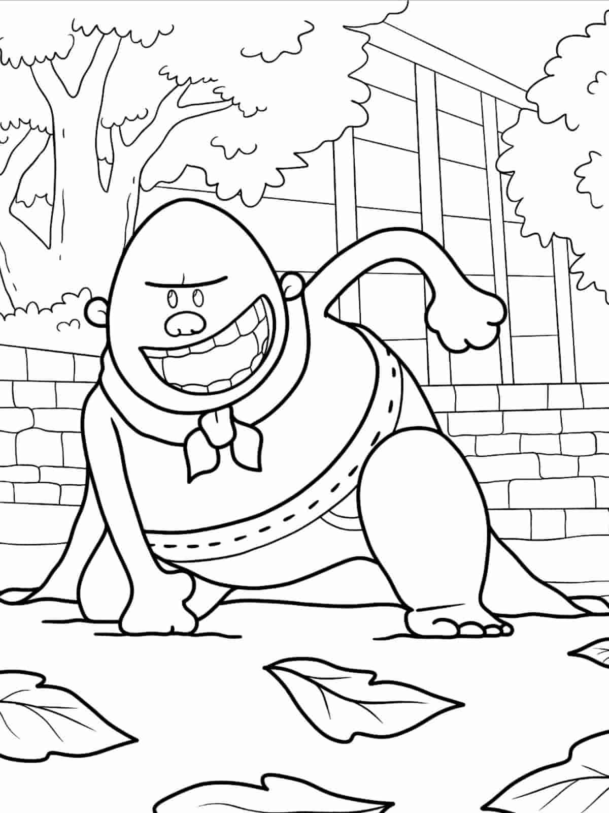 Captain Underpants And The Turbo Toilet 2000 Coloring Pages