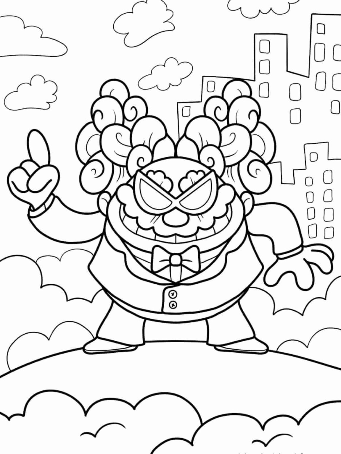 35+ Free PDF Captain Underpants Coloring Pages 🎨🦸‍♂️