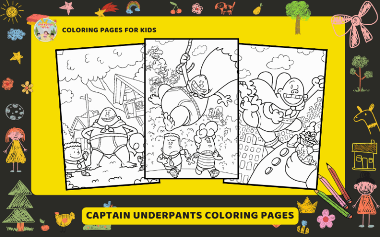 Captain Underpants Coloring Pages Featured Image