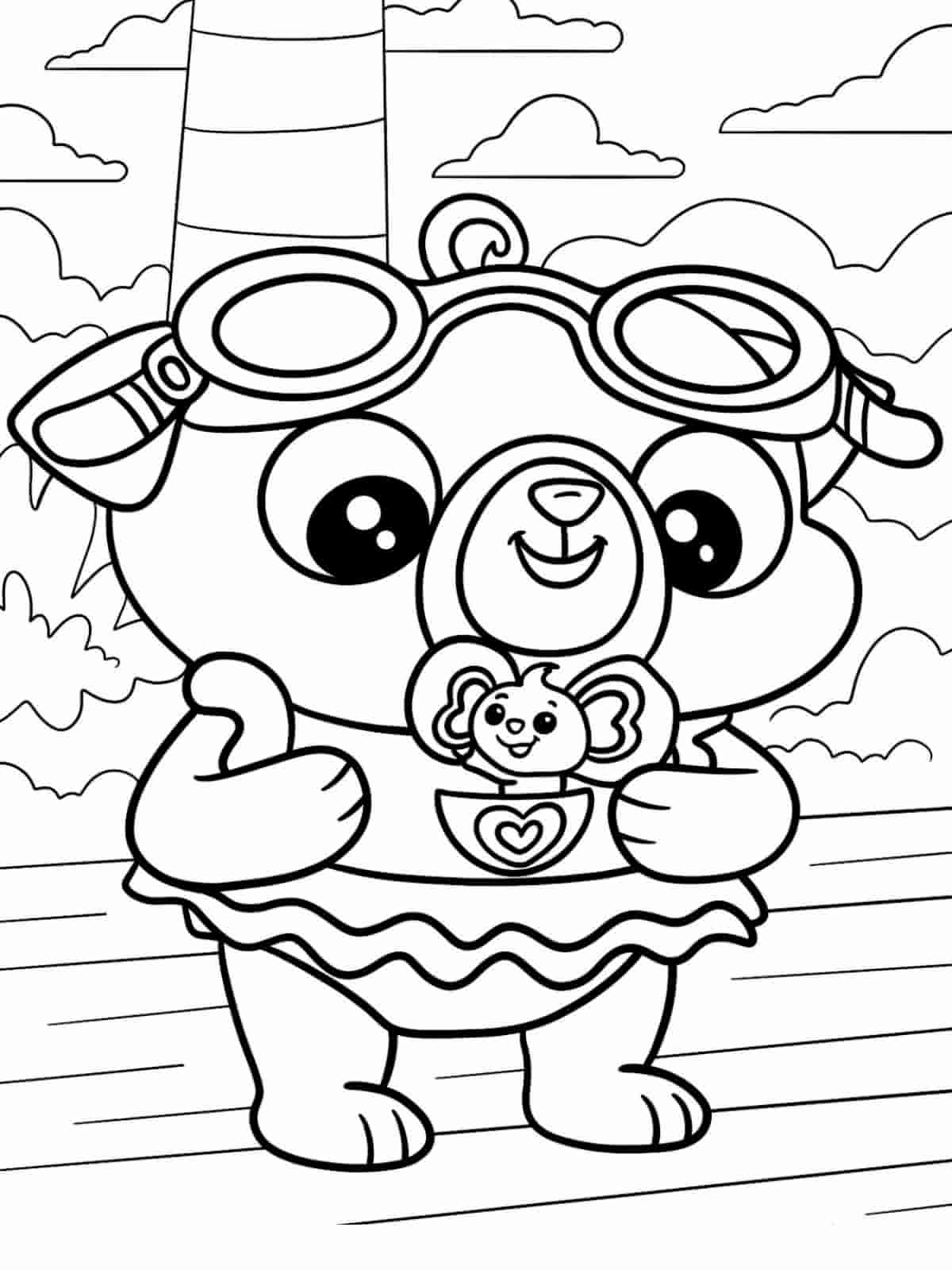 Chip And Potato Adventure Coloring Pages