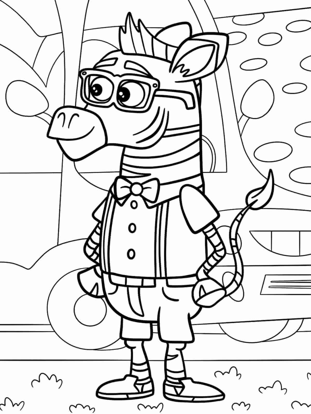 Chip And Potato At The Park Coloring Pages