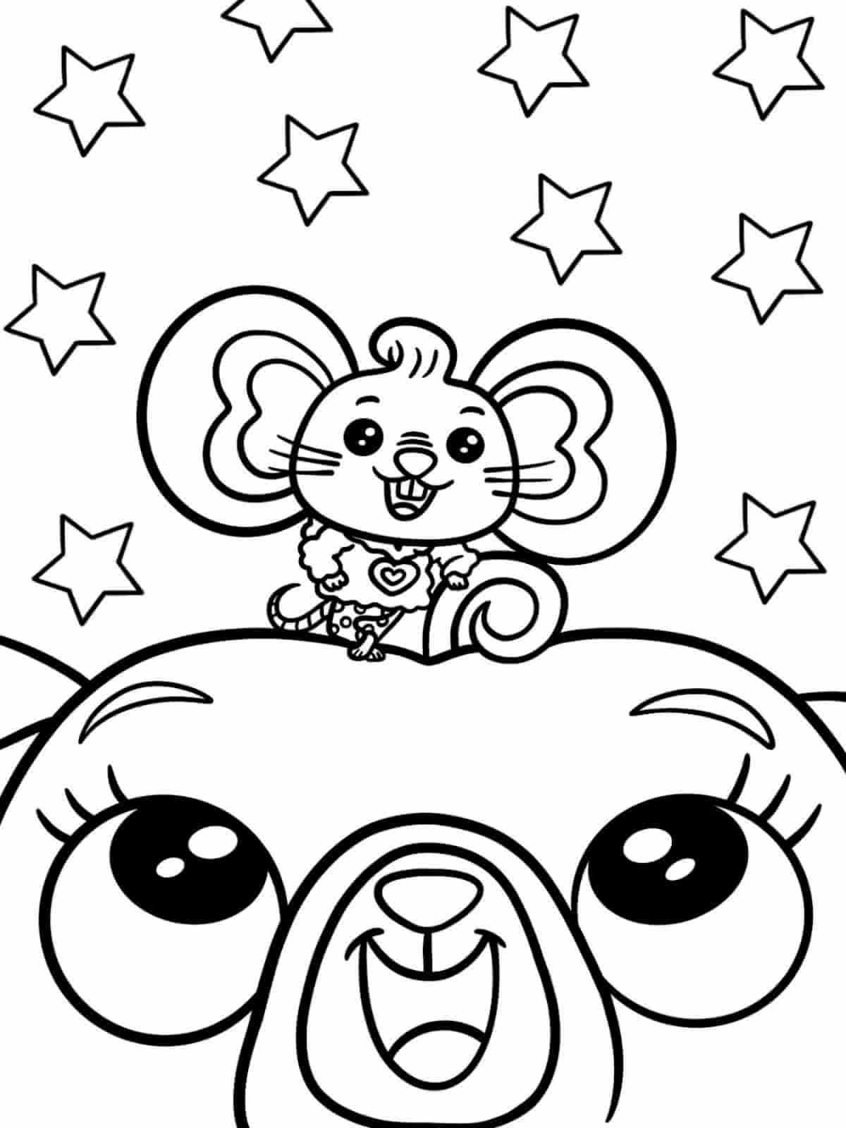 Chip And Potato Holiday Coloring Pages